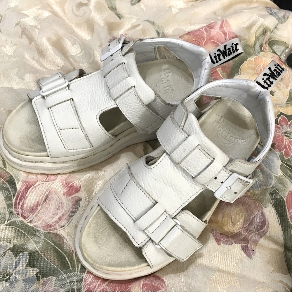 Dr. Martens Kamilah Leather Chunky Platform Fisherman Sandals sz 5 fit larger - Picture 6 of 14